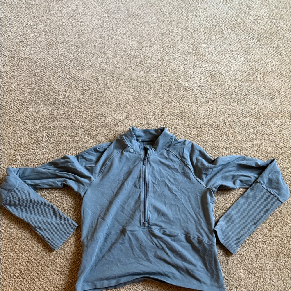 Olive Green Lululemon Crop Top